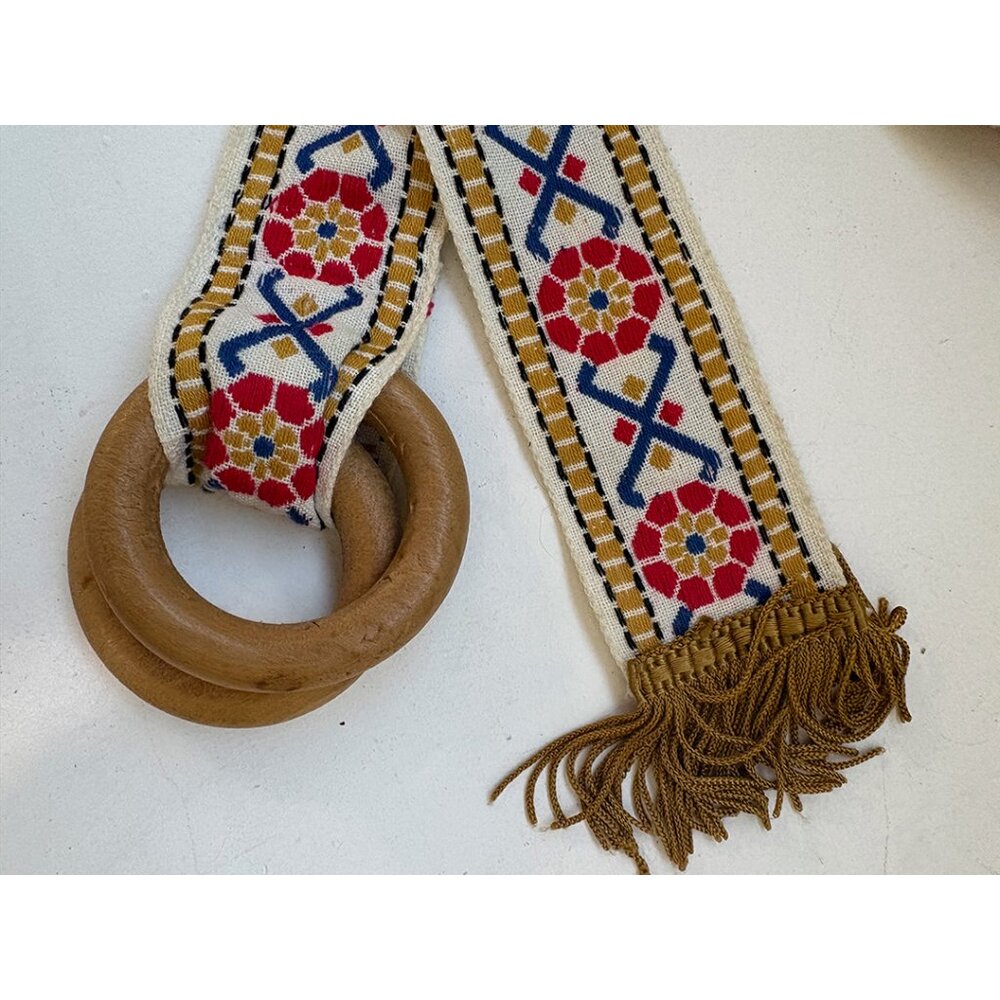 Hippie Boho Embroidered Belt